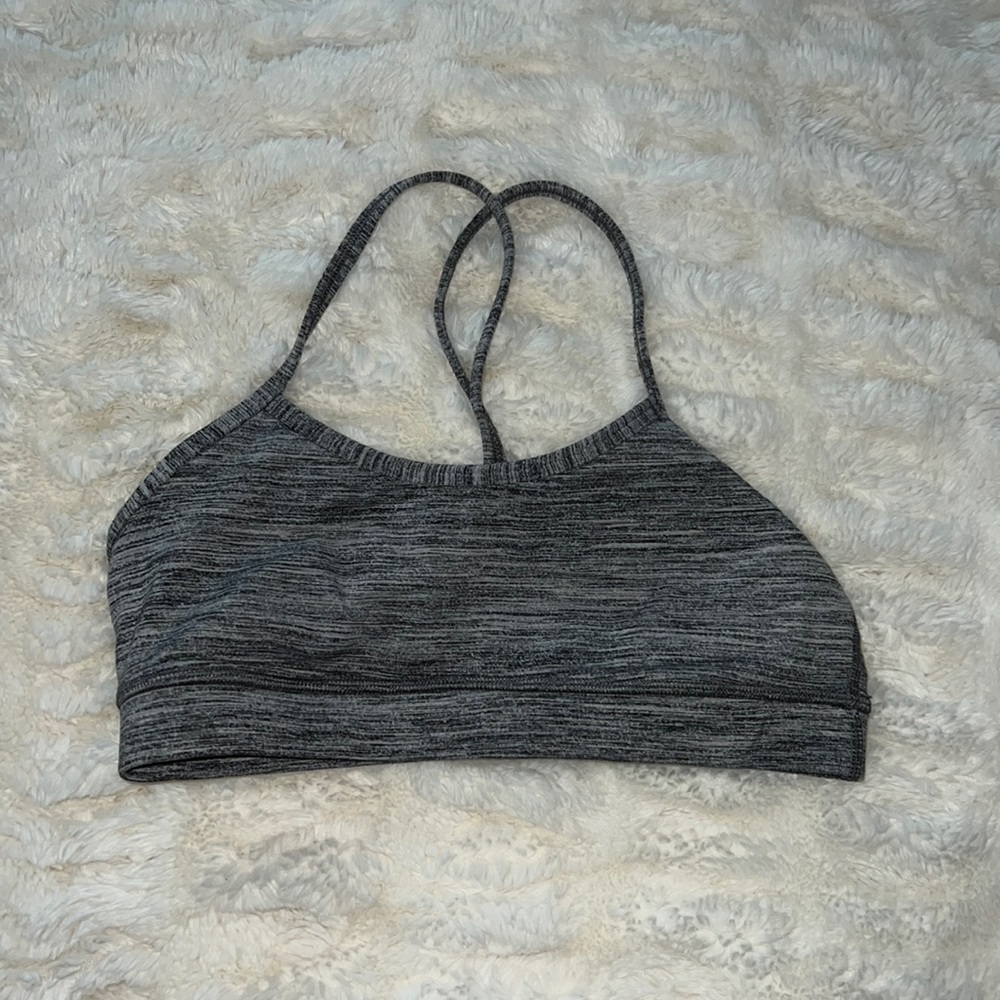 Lululemon Grey Sports Bra Size 2